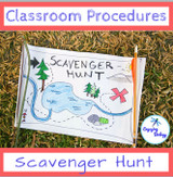 Class Procedures Scavenger Hunt - Amped Up Learning