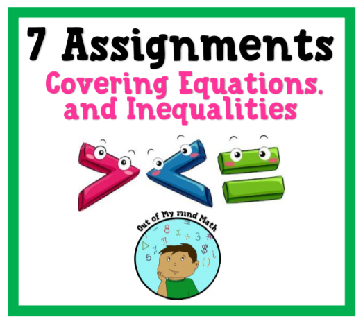 7th Grade Equations and Inequalities Unit - Amped Up Learning