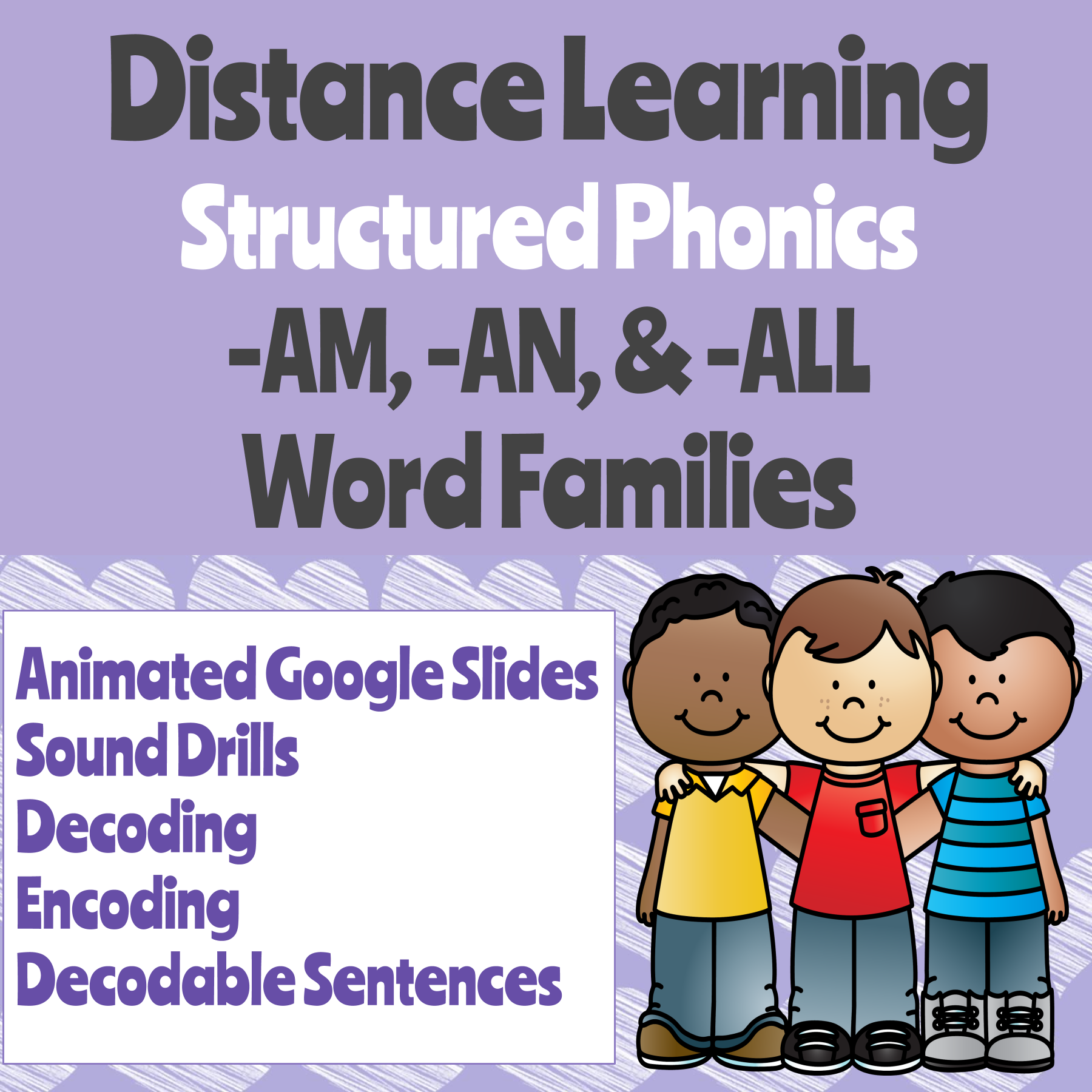 Distance Learning CVCC Word Chain Google Slides (Remote Ready Resource)