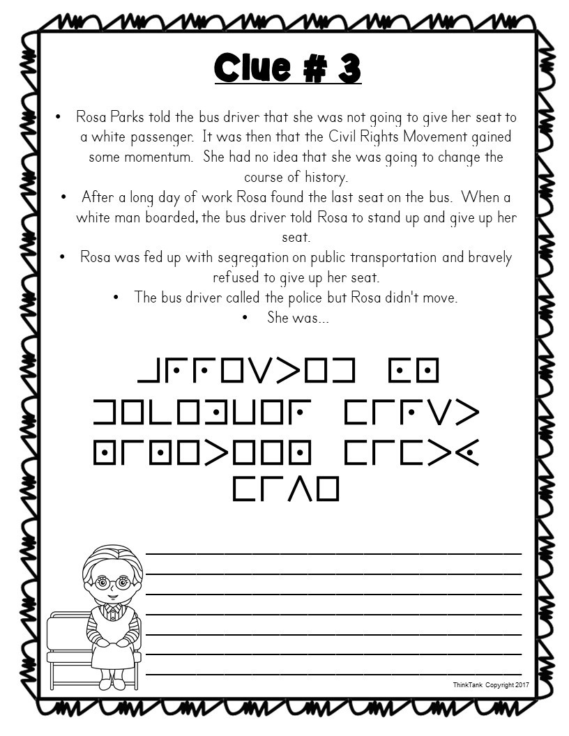 Rosa Parks ESCAPE ROOM! - Amped Up Learning