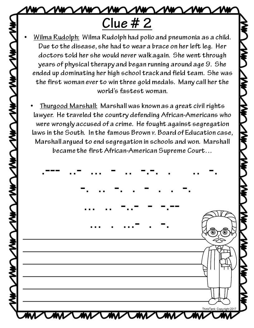 Black History ESCAPE ROOM #1 - Amped Up Learning