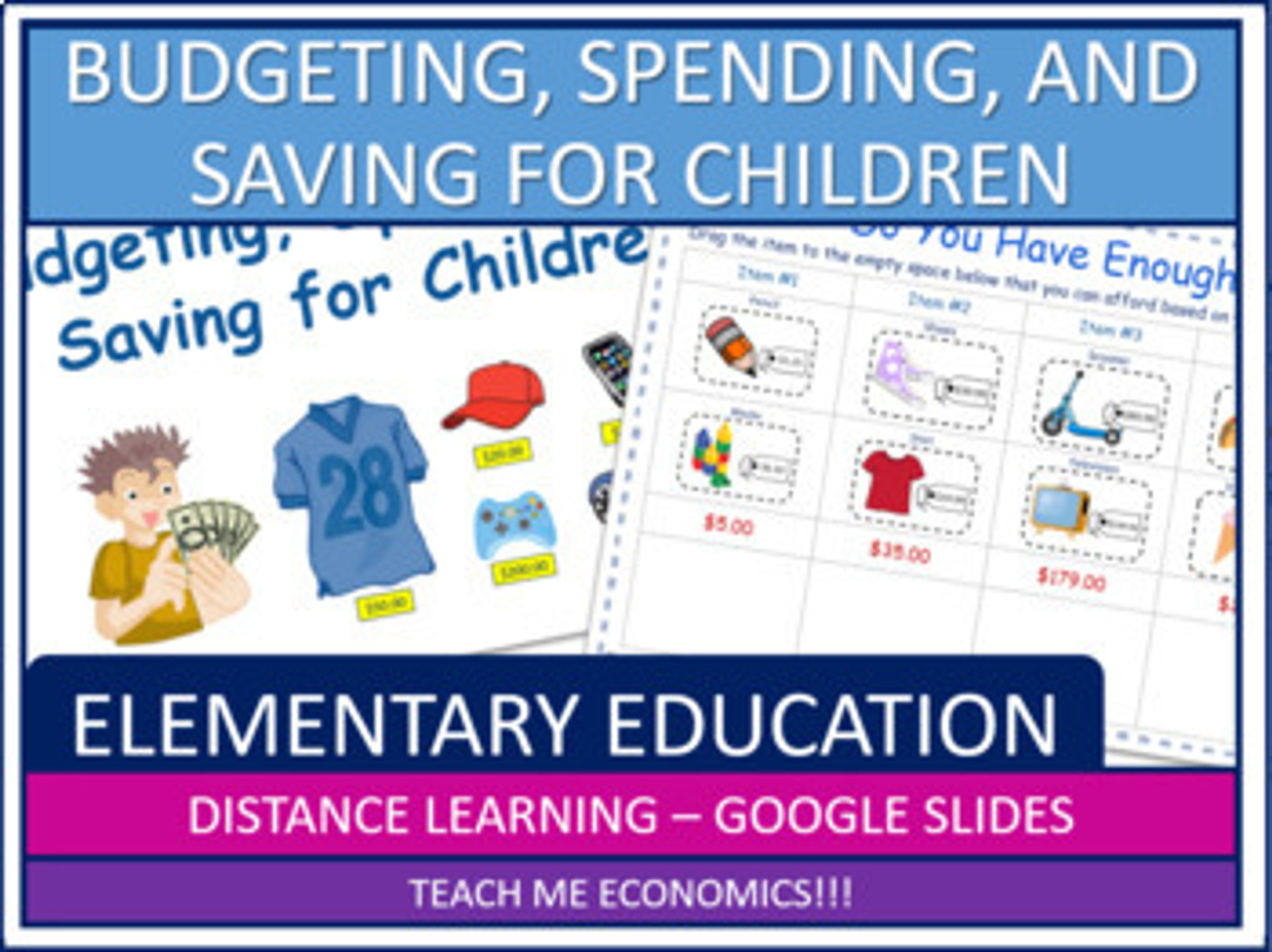 budgeting-spending-and-saving-for-elementary-economics-worksheets