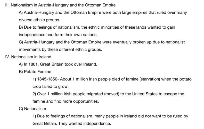 Global Regents Review Fill-in Outline - Amped Up Learning