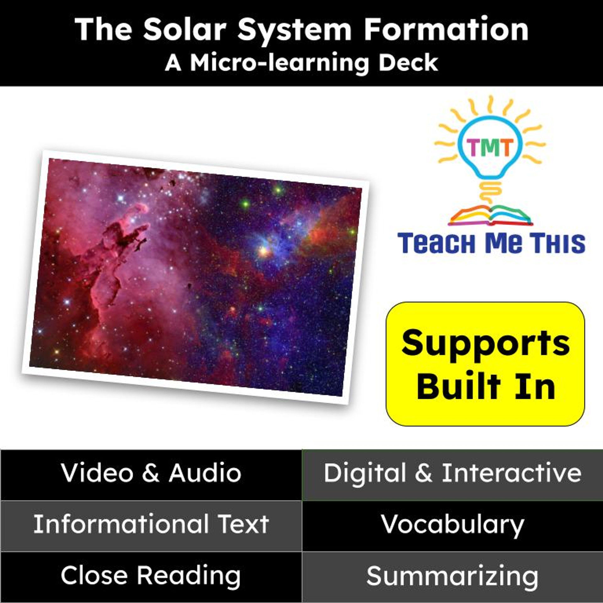 Solar System Formation & Areas (PowerPoint) - Amped Up Learning