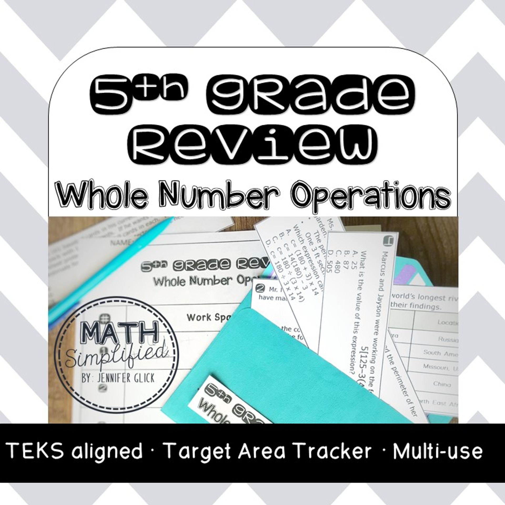 5th Grade Review: Whole Number Operations - Amped Up Learning