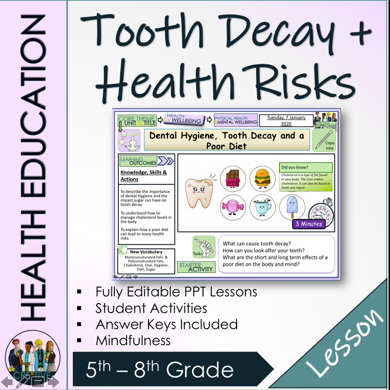Tooth Decay Dental Health & Diet Risks - Amped Up Learning