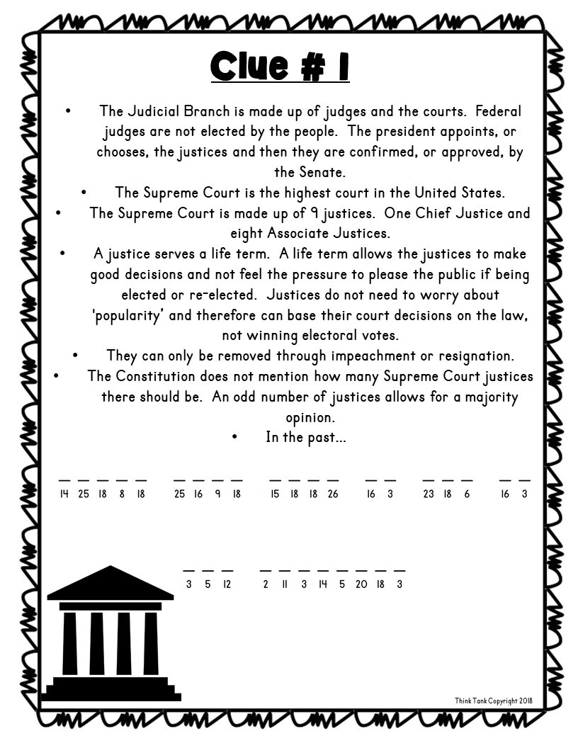 Supreme Court ESCAPE ROOM! - Amped Up Learning