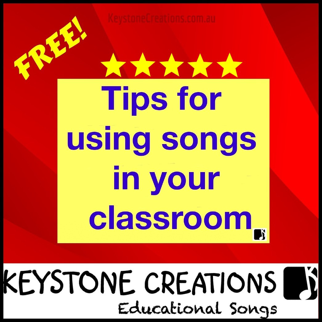FREE! ~ Tips For Using Songs In Your Classroom