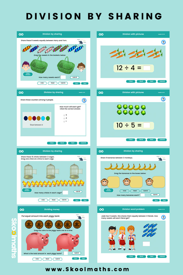 Kindergarten - Division by Sharing