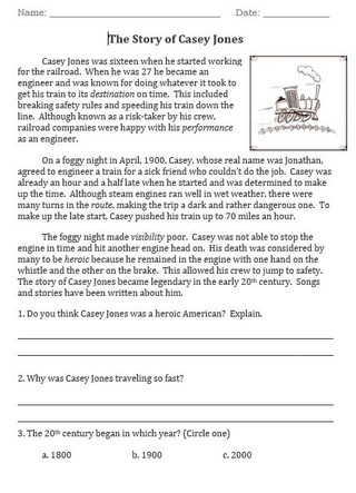 The Story of Casey Jones - Amped Up Learning