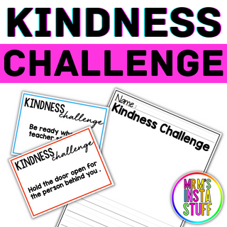 Kindness Activities Challenge Bulletin Board SEL Learning Resource