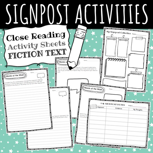 close reading signposts