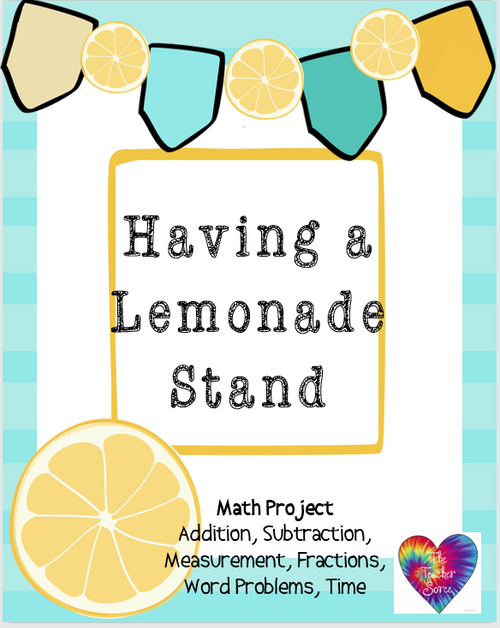 Lemonade Stand Math Project 