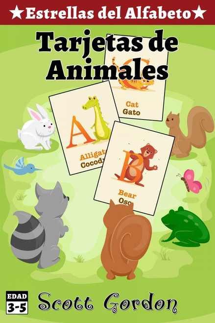 Cover - Estrellas del Alfabeto: Tarjetas de Animales
