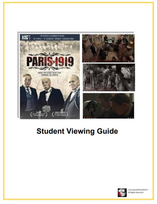 Treaty of Versailles Role Play Activity