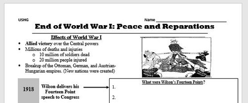 End of World War I Lesson 