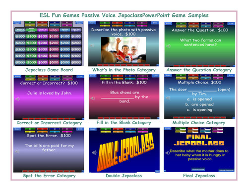 Passive Voice Jepoclass PowerPoint Game