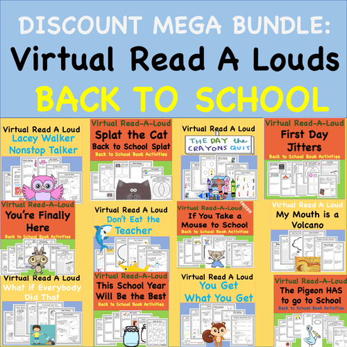 Mega  Discount Bundle- Virtual Back to School Read-A-Loud Pack 