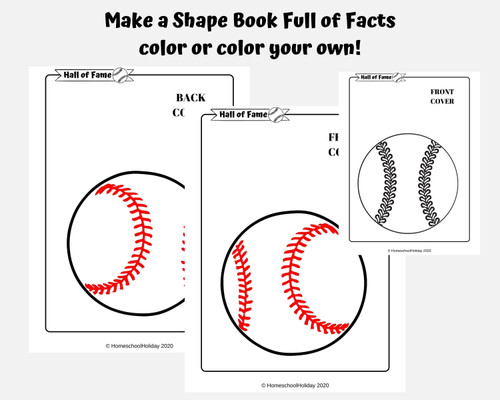 Baseball Hall of Fame Player Research, Mini Book and Baseball Card Project