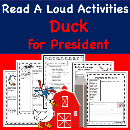 Duck for President- Virtual Read-A-Loud- Election Day Stories