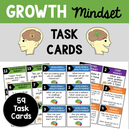 Growth Mindset Task Cards