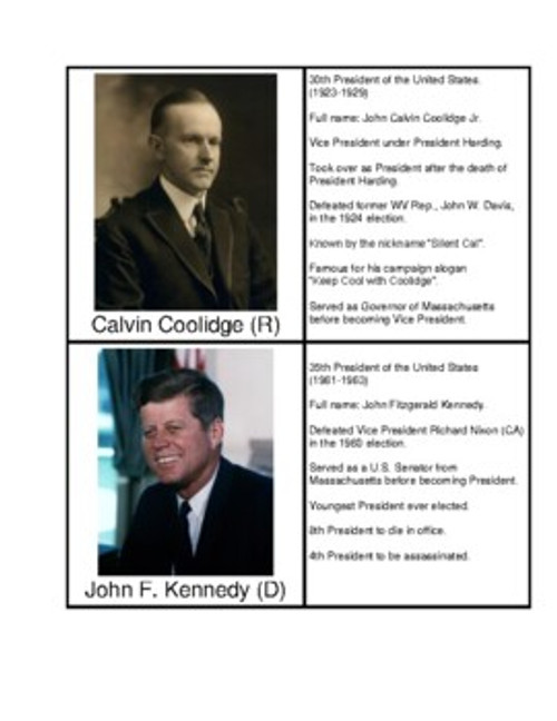 U.S. Presidents for Massachusetts
