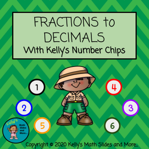 Fractions to Decimals with Kelly's Number Chips - Digital