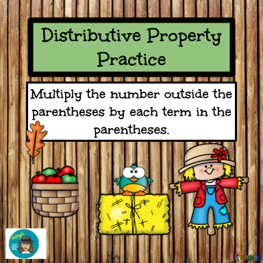 Using the Distributive Property: 25 Task Cards - Amped Up Learning