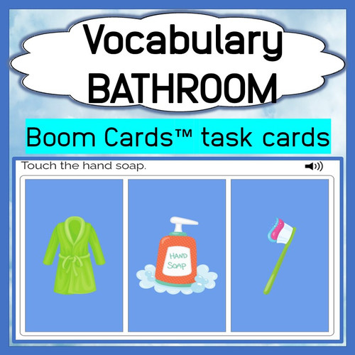 Bathroom Items List Picture Vocabulary  Bathroom items, Vocabulary,  Flashcards