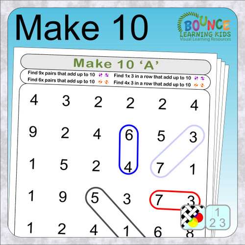 Make 10 adding puzzle cover