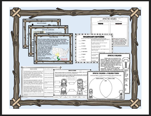 Apache Activity Pack - Native Americans