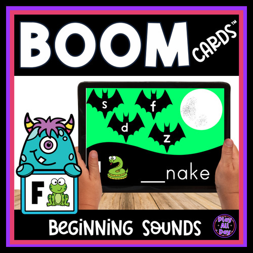  Halloween Beginning Sounds | Initial Sounds Boom Cards™