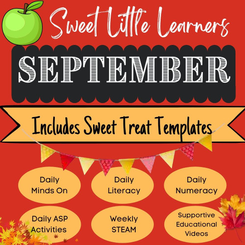 Full Month of Pre-K- Kindergarten- Lessons, Activities, Printables (September)