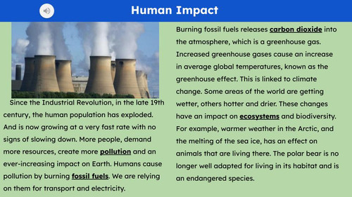 Earth Day Informational Text Reading Passage and Activities