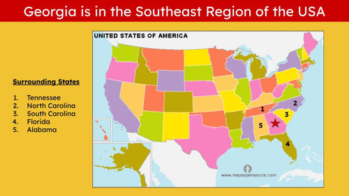 Georgia (50 States and Capitals) Informational Text and Activities