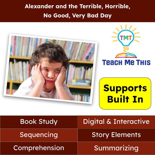 Alexander and the Terrible, Horrible, No Good, Very Bad Day Read Aloud Activities