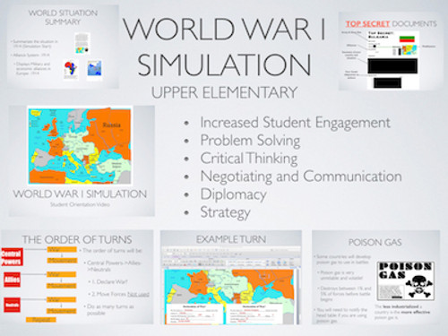 World War I Simulation Elementary Version