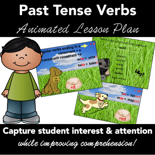 Irregular Past Tense/Present Tense Verb Bingo (30 Players) - Amped Up  Learning