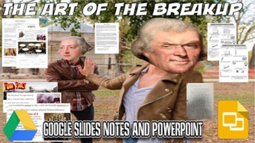 Declaration of Independence Fill in the Blank Notes & Google Slides