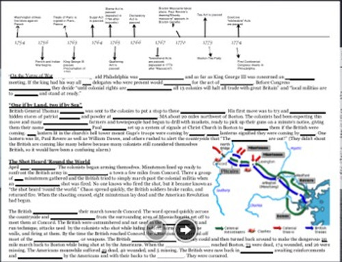 3 Week Unit Revolutionary War Lesson Plans Week 3 of 3