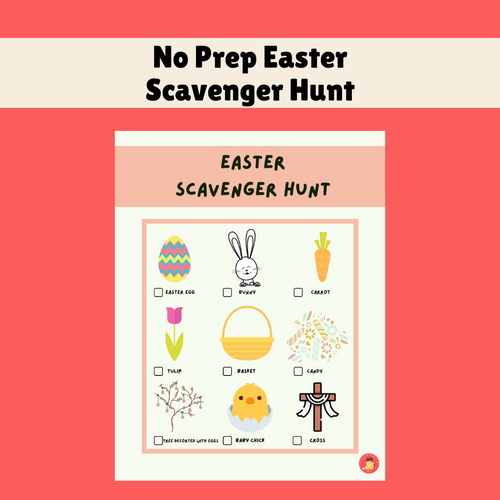 FREE Easter Themed Scavenger Hunt for Occupational Therapy