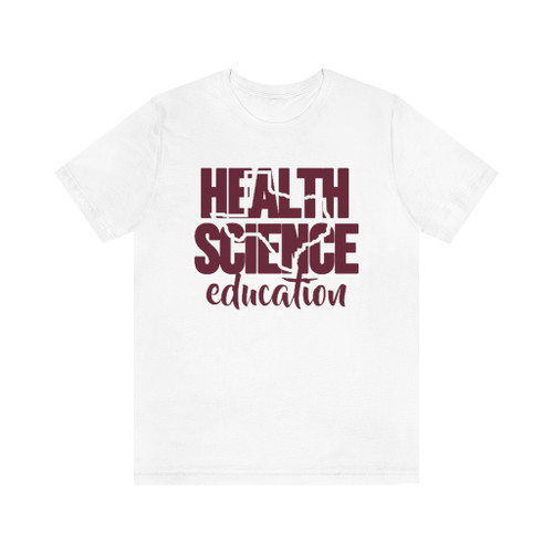 "Texas Health Education" (Maroon)