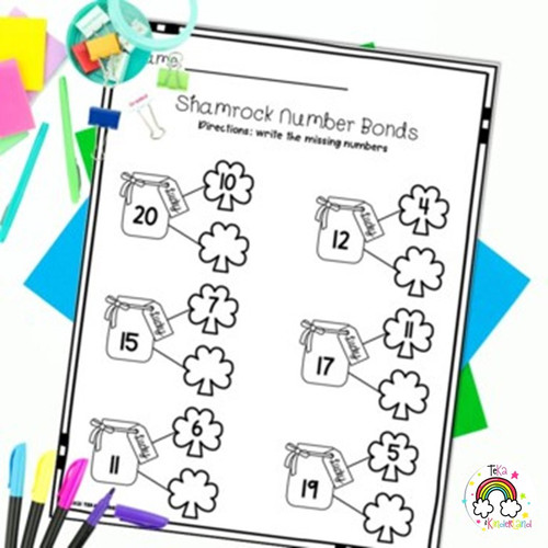 St Patrick's Day Math Worksheets