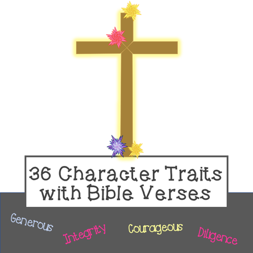 Character Traits with Bible Verses