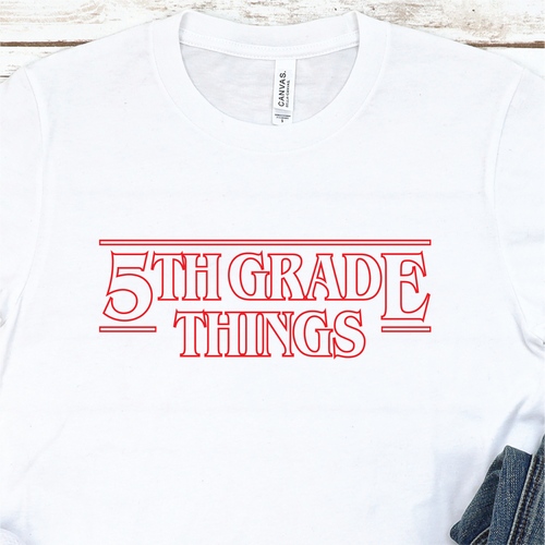 "5th Grade Things" T-Shirt