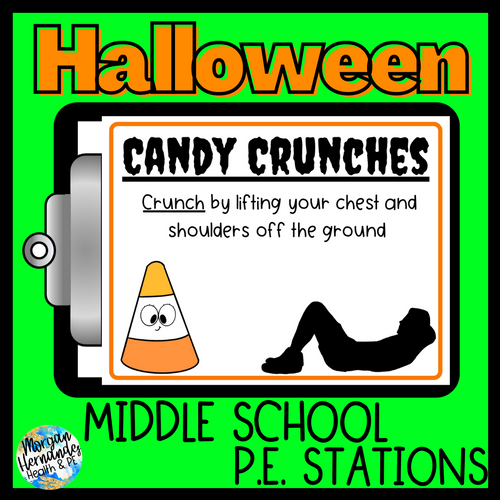 Middle School Halloween PE Stations