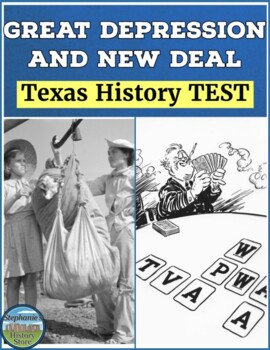 The Great Depression and New Deal in Texas Test