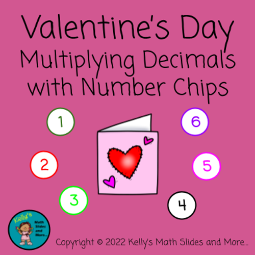 Valentine's Day Multiplying Decimals - Digital and Printable