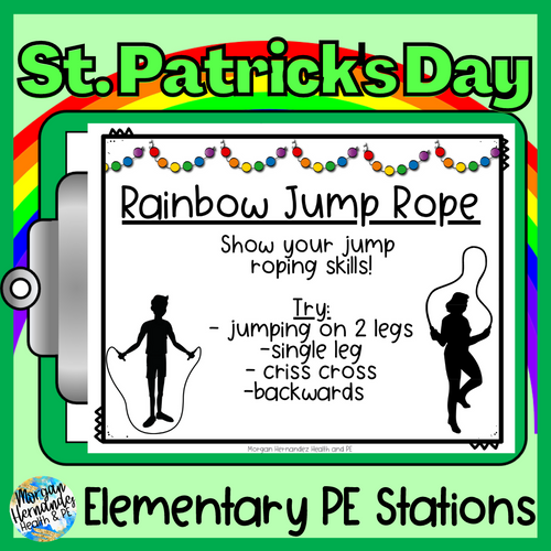 Elementary St. Patrick's Day PE Stations