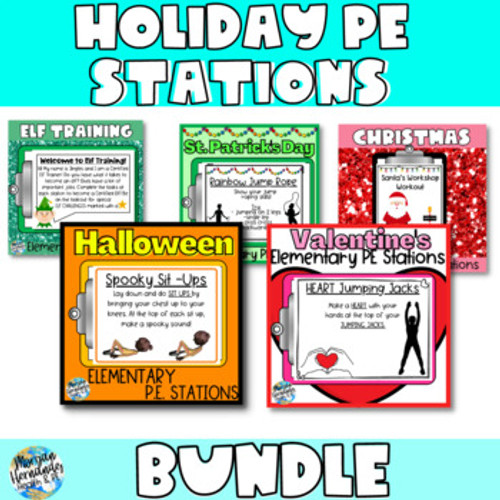 Elementary PE Stations Holiday BUNDLE